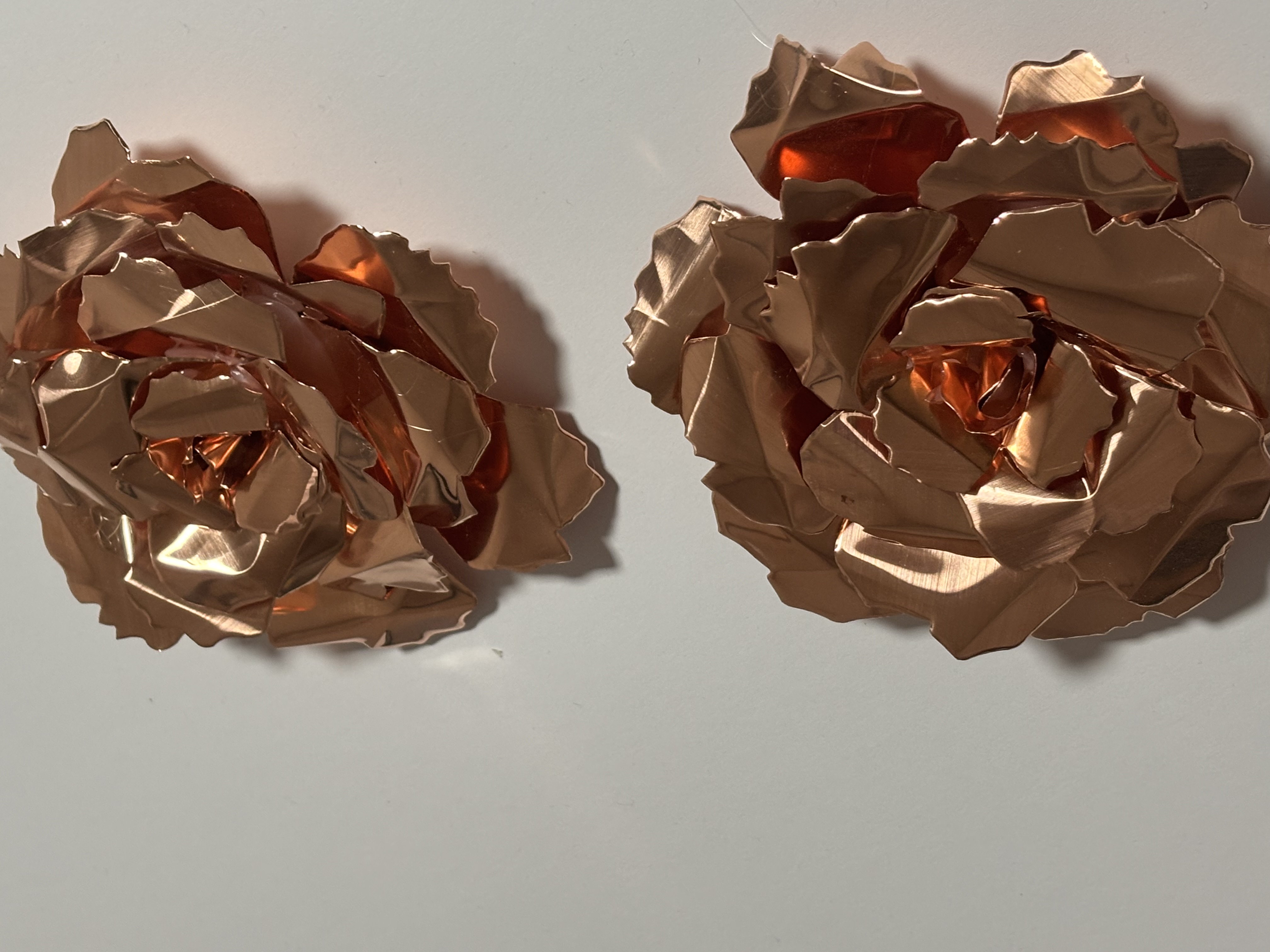 Metal Rose — Small, Untarnished (10×10cm) — image 1