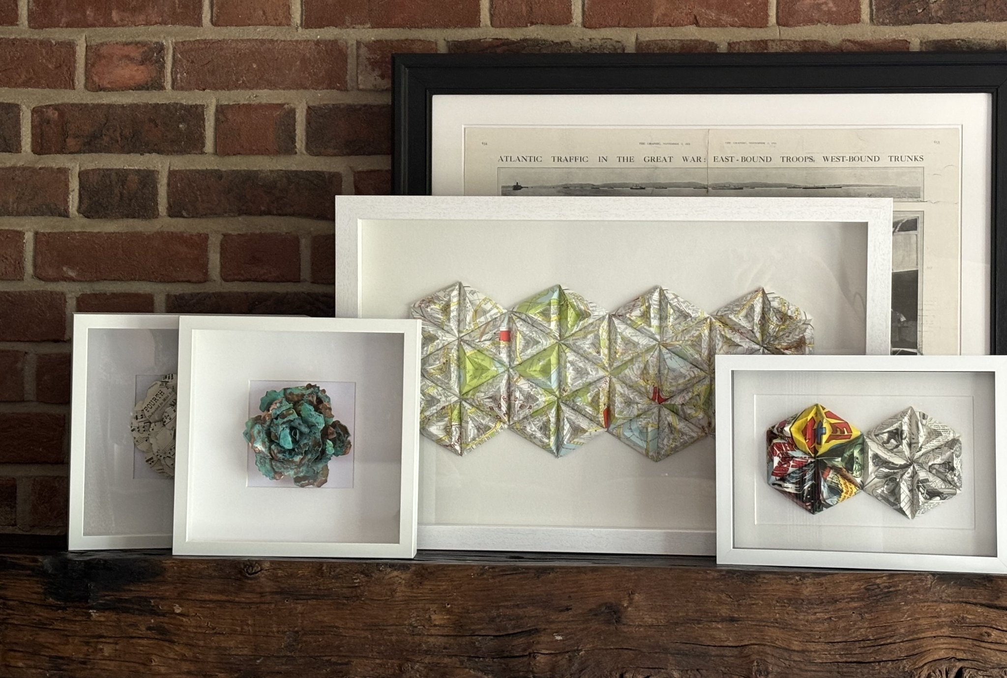 Handcrafted framed pieces by Pixies & Sprites